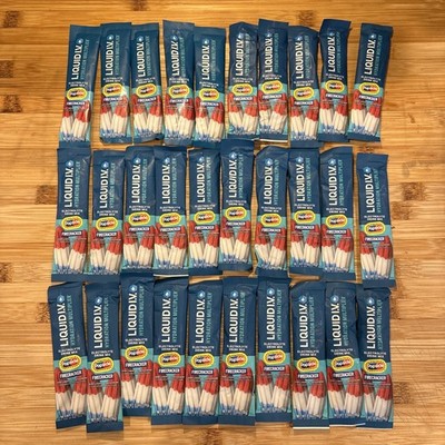 30ct Liquid IV Firecracker Popsicle Hydration Multiplier Electrolyte Drink Mix