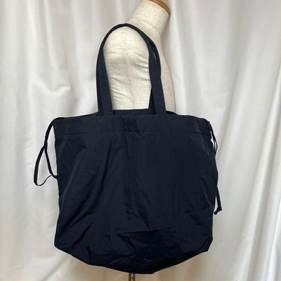 STILL BY HAND Navy Nylon Drawstring Tote Bag - New Condition Designer JAPAN