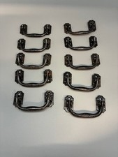 Vintage Drop Bail Uchwyt Odlewana metalowa szafka Szuflada Ściągacze Zestaw 10 szt.