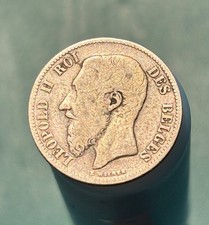 F - 1898 - Belgium  - 50 Centimes - Nice Silver coin!