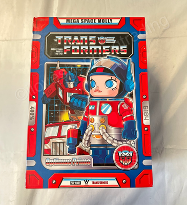 TRANSFORMERS MEGA SPACE MOLLY フィギュア AUTHENTIC POP MART MEGA SPACE MOLLY 400% TRANSFORMERS OPTIMUS