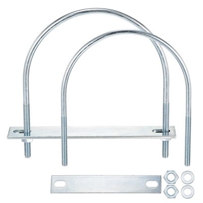 U Bolts 2 Sets 1/4''(M6)x4.48''x5.43'', Blue White