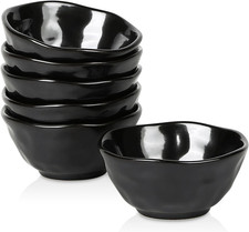 Vicrays Ceramic Small Dessert Bowls Set - 10 Oz, Set of 6, Microwave, Oven and D