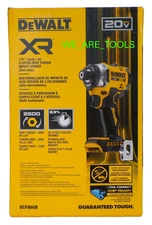 Boxed Dewalt DCF860B 20 Volt Max XR 1/4" 3 Speed High Torque Impact Driver