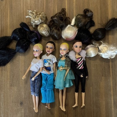 LIV Spin Master 2009 Fashion Dolls with Outfits LOT of 4 With 10 Hairstyles