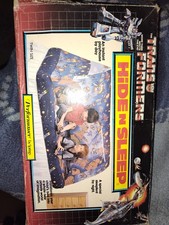 Transformers Hasbro Hide N Sleep Twin Bed Tent Cover In Box Vintage 1985 AS-IS