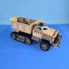 1986 TONKA STEEL MONSTERS DESTROYER 1/2 TRACK DUMP TRUCK