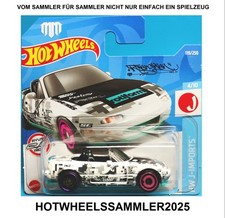 HOT WHEELS "1991 MAZDA MX-5 MIATA" FARBE WEIß HW J-IMPORTS OVP UNGEÖFFNET!
