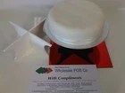 Black Perspex Cake Display Stand Interlocking Style Wedding Christening Birthday