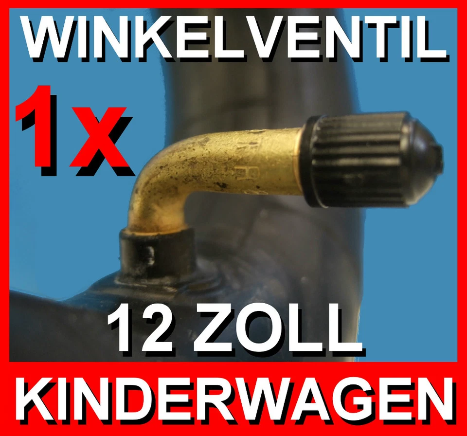 SCHLAUCH 12 1/2 x 2 1/4 Winkelventil 12.5x 2.25 Kinderwagen Reifen Buggy Roller