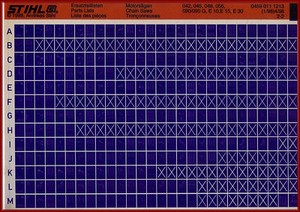 Stihl Ersatzteillisten_Motorsägen_Microfich_Fich_4/98_042_045_048_090_G_E_10_15