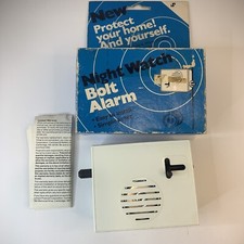 Vintage Night Watch Bolt Alarm Made In USA