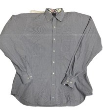 Tailorbyrd Shirt Mens Extra Large Blue Check Collection Long Sleeve Casual XL