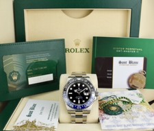 ROLEX Acciaio Inox GMT Master II Batman con CARTOLINA 126710 BLNR SANT BLANC