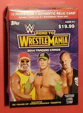 2014 Topps WWE Road to WrestleMania Wrestling Blaster Box Factory Sealed 
