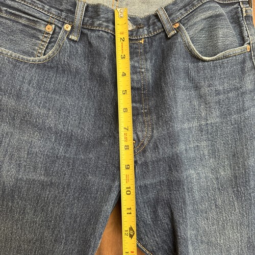 Vintage Levis 501xx Button Fly Dark Wash Faded Blue Jeans Size 34x30 - 第 6/10 張圖片