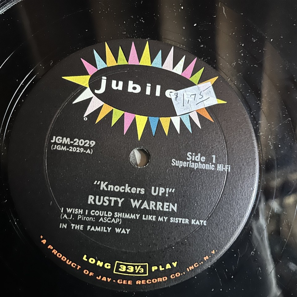 LPRUSTY WARRENKnockers Up{Original 1960JUBILEEIssue