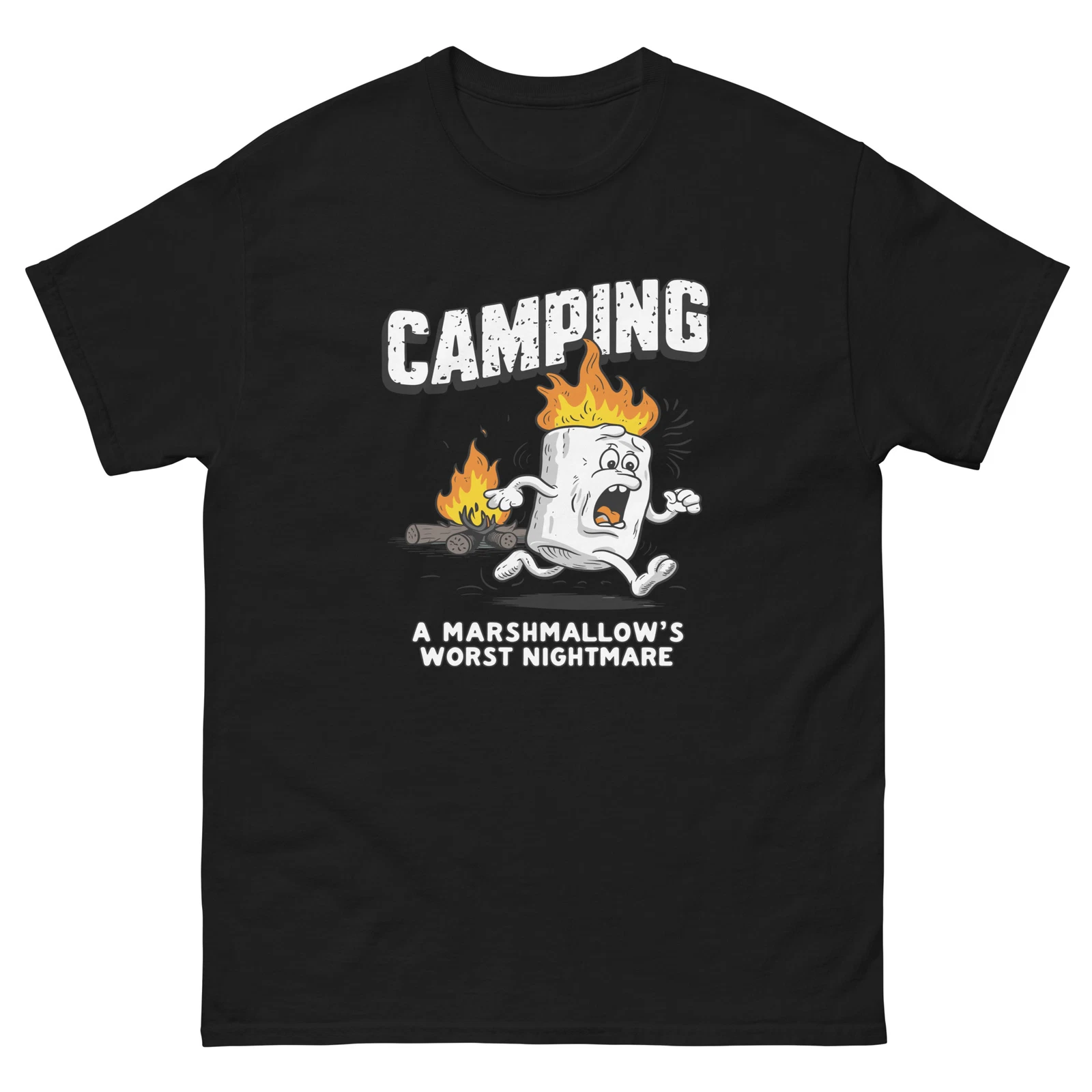 Camping A Marshmellow's Worst T-shirt, Funny Camping T-shirt, S'mores