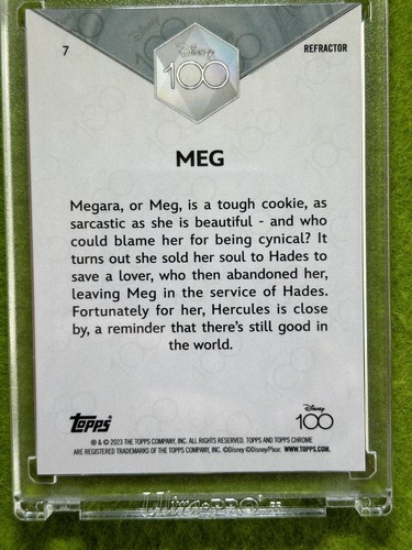 Disney 100 MEG from HERCULES REFRACTOR Card SP 2023 Topps Chrome Megara - Picture 4 of 24