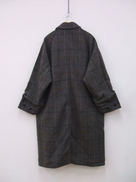 YOKE REVERSIBLE KNIT BAL COLLAR COAT with tag reversible coat gray 