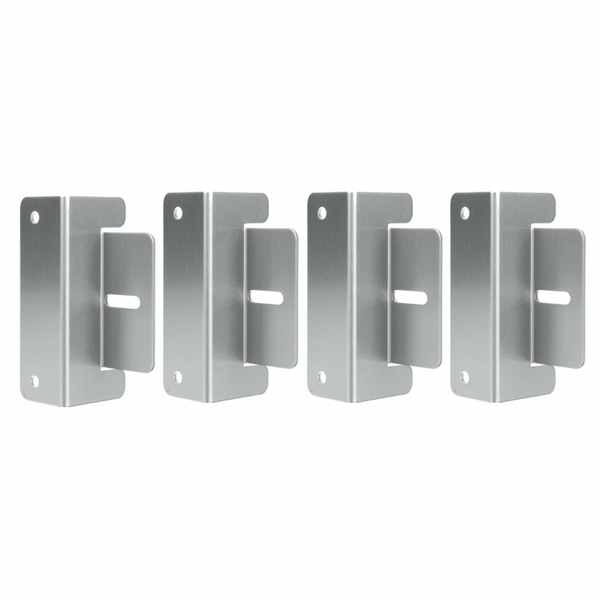 4-8 PCS Solar Panel Mounting Z Bracket Set For Flat Roof Wall Mount Kit Aluminum