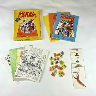 Marvel Super Heroes Day of the Octopus & Secret Wars Role Playing Game Pieces