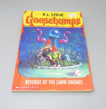 Goosebumps # 34 Revenge of the Lawn Gnomes R. L. Stine 1995 pb Halloween