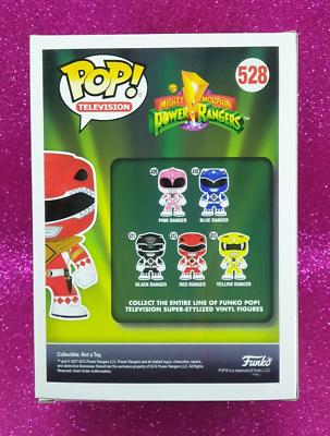 Dragon Shield Red Ranger 528 Funko Pop Vinyl Figure Mighty Morphin