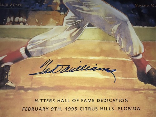 Ted Williams Signed 16x20 Poster Photo Print Boston Red Sox Baseball Beckett BAS - Picture 2 of 7