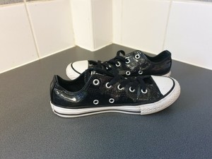 black patent converse