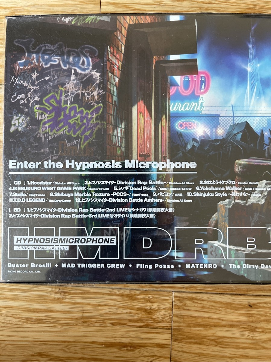 Hypnosismic Division Rap Battle Enter the Hypnosis Microphone CD