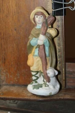 Ceramic Christmas Nativity Scene Figure Shepherd