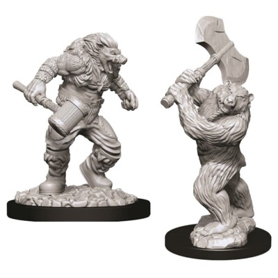 Dungeons & Dragon D&D Nolzur's Marvelous Miniatures: Wereboar/Werebear WZK73715
