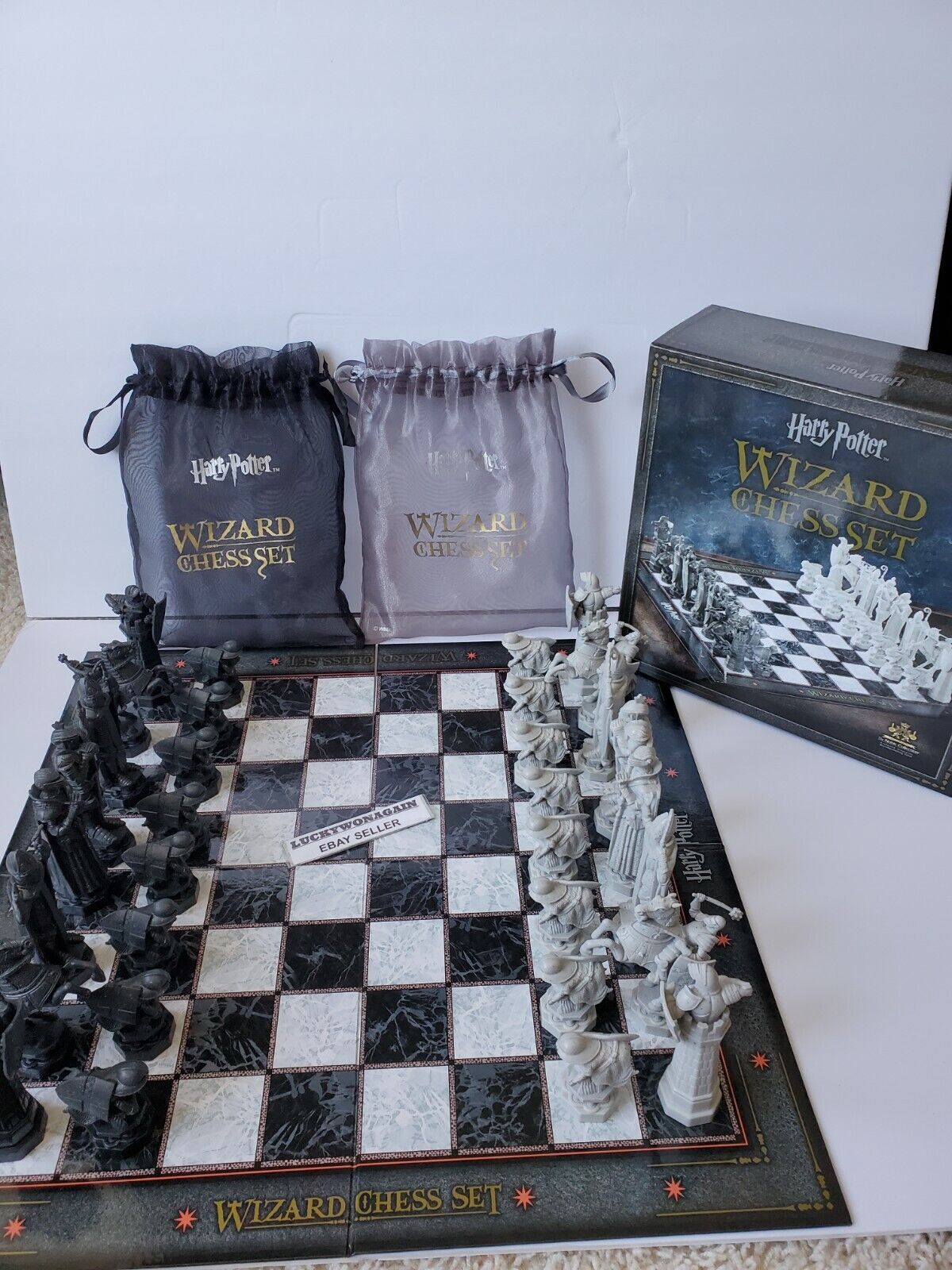 Harry Potter Wizard Chess Set The Noble Collection Complete