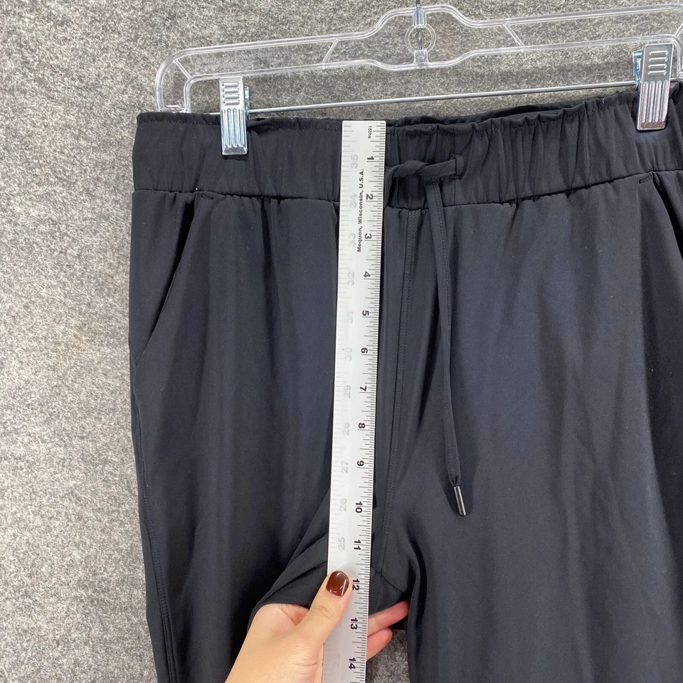 32 Degrees Activewear Track Pants Women S Small Black High Rise Drawstring - Image 4 of 4