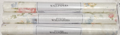 CASA MIA Rose Garden Non-Pasted Strippable Wallpaper Roll (lot of 3) RM50702