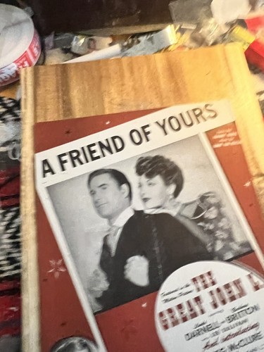 A Friend of Yours (de la película "The Great John L.") - Partituras de colección 1944 - Imagen 2 de 4