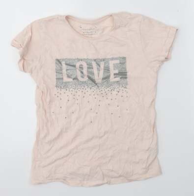 T-shirt Basique Primark Fille – Rose – Taille 10-11 Ans – Coton