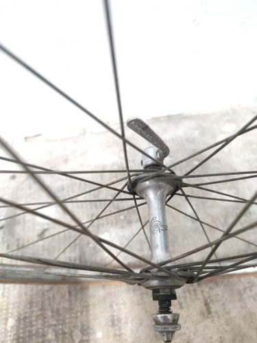 G ruota anteriore front wheel road vintage Nisi Campagnolo Nuovo Gran sport - Picture 3 of 7
