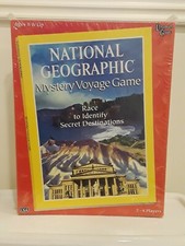NATIONAL GEOGRAPHIC MYSTERY VOYAGE BOARD GAME 1997 UNIVERSITY GAMES NEW SEALED