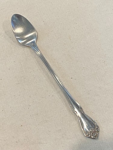 1881 Rogers Stainless Oneida Arbor Rose or True Rose Baby Infant Feeding Spoon
