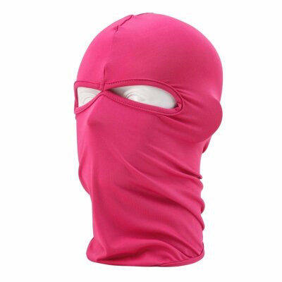 2 Hole Balaclava Full Face Mask Beanie Ski Sun Hood Motorcycle Cycling Outdoor