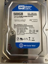 WD 500GB 7200RPM 3.5" SATA HD WD5000AAKX-001CA0 DCM:DGNNHTJAHN