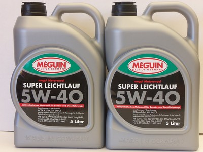 7,40 /l Meguin Megol Motoröl Super Leichtlauf vollsynthetisch SAE 5W-40 10 L 