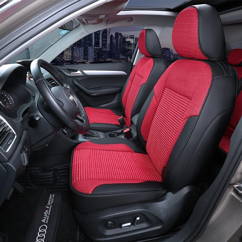 JUEGO COMPLETO DE FUNDAS DE ASIENTO DE AUTO PERSONALIZADAS PARA AUDI TT A1 A3 A4 MOTOPTES 2005-2024 SEDA HIELO Foto 3 de 4