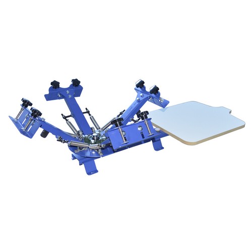 4 Color 1 Station Screen Printing Machine Table Press Printer Shirt Silk Press - Picture 10 of 12