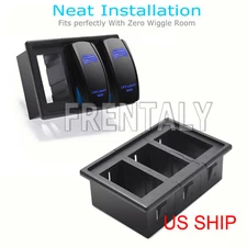 3PCS Car Rocker Switch Clip Panel Patrol Holder Housing ARB Carling Style