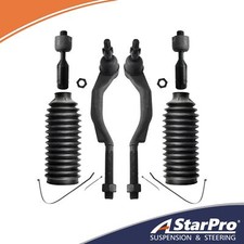 Front 6pc Tie Rod Boot Bellow For Chevy Trailblazer Gmc Envoy Buick Ssr Rainier