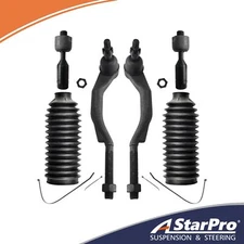 Front 6pc Tie Rod Boot Bellow for Chevy Trailblazer GMC Envoy Buick SSR Rainier