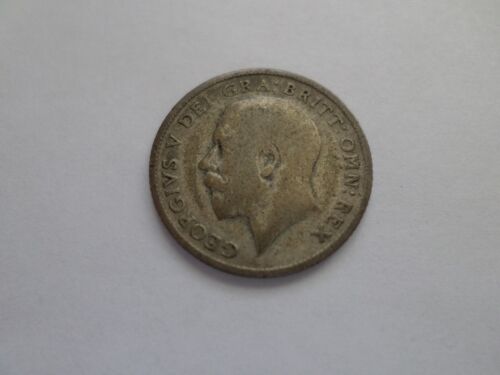 1924 England Great Britain 6 Pence KM# 815a.1 Silver!